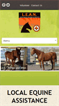 Mobile Screenshot of leanhorses.org